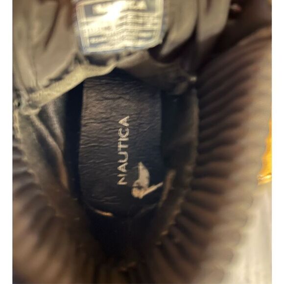 Nautica Sabra Black Lace Up Ankle Boot size 9.5 - Picture 7 of 8